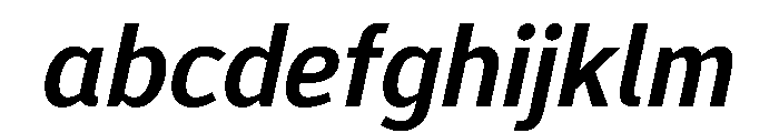 Epunda Sans 600italic FONT