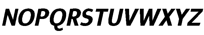 Epunda Sans 700italic Font UPPERCASE