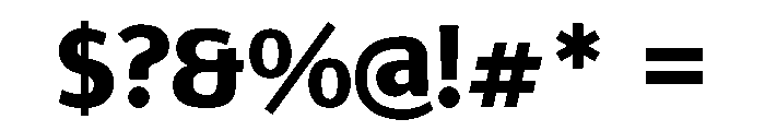 Epunda Sans 800 Font OTHER CHARS