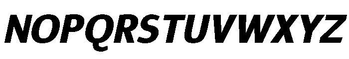 Epunda Sans 800italic Font UPPERCASE