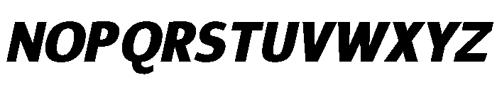 Epunda Sans 900italic Font UPPERCASE