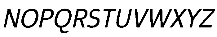 Epunda Sans Italic Font UPPERCASE