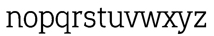 Epunda Slab 300 Font LOWERCASE