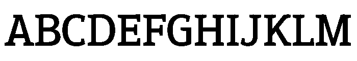 Epunda Slab 500 Font UPPERCASE