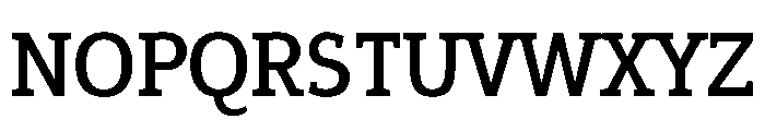 Epunda Slab 500 Font UPPERCASE