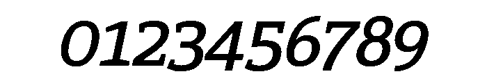 Epunda Slab 500italic Font OTHER CHARS