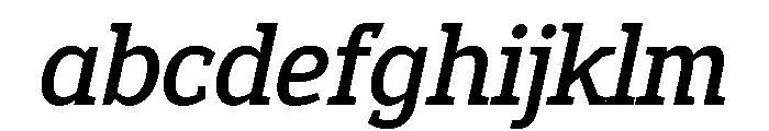 Epunda Slab 500italic FONT