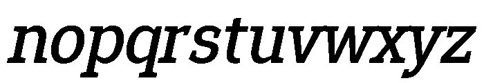 Epunda Slab 500italic Font LOWERCASE