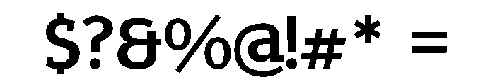 Epunda Slab 600 Font OTHER CHARS