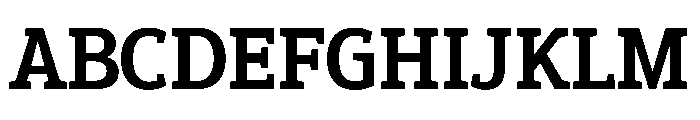 Epunda Slab 600 Font UPPERCASE
