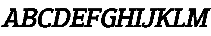 Epunda Slab 600italic Font UPPERCASE