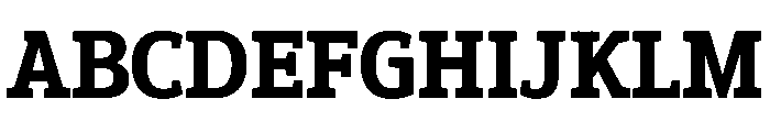 Epunda Slab 700 Font UPPERCASE