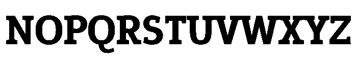 Epunda Slab 700 Font UPPERCASE