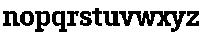 Epunda Slab 700 Font LOWERCASE
