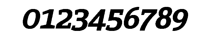 Epunda Slab 700italic Font OTHER CHARS