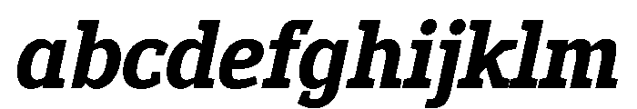 Epunda Slab 700italic FONT