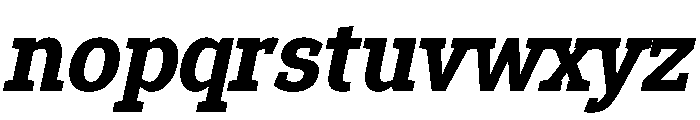 Epunda Slab 700italic Font LOWERCASE