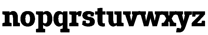 Epunda Slab 800 Font LOWERCASE