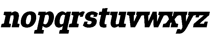 Epunda Slab 800italic Font LOWERCASE