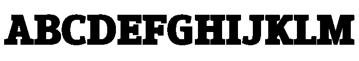 Epunda Slab 900 Font UPPERCASE