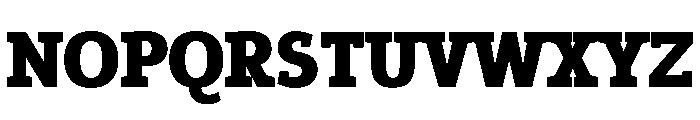 Epunda Slab 900 Font UPPERCASE