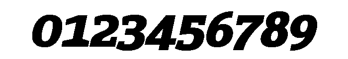 Epunda Slab 900italic Font OTHER CHARS