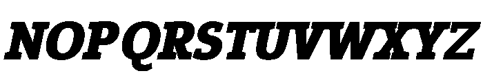 Epunda Slab 900italic Font UPPERCASE