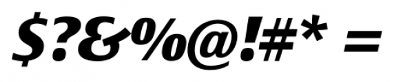 Epoca Classic ExtraBold Italic Font OTHER CHARS