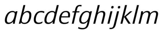 Epoca Classic Light Italic Font LOWERCASE