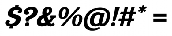 Eponymous Bold Italic Font OTHER CHARS