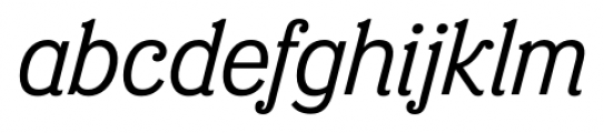 Eponymous Italic Font LOWERCASE