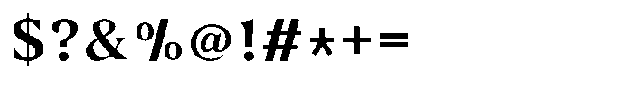 Ephira Font OTHER CHARS