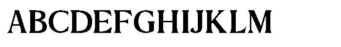 Ephira Font UPPERCASE