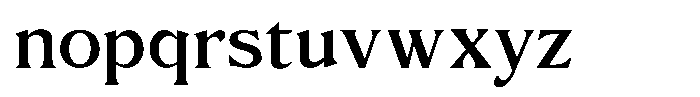 Ephira Font LOWERCASE