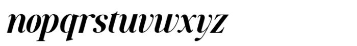 Ephoris Extra Bold Italic Font LOWERCASE