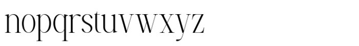 Ephoris Extra Light Font LOWERCASE