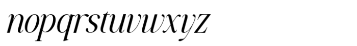 Ephoris Italic Font LOWERCASE