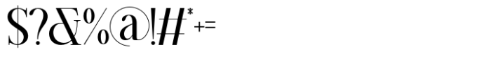 Ephoris Medium Font OTHER CHARS