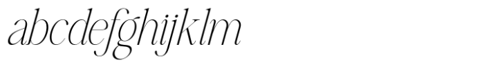Ephoris Thin Italic FONT