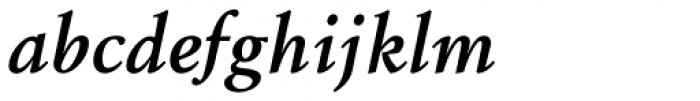 Epic Medium Italic Font LOWERCASE