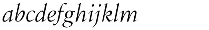 Epic Thin Italic Font LOWERCASE