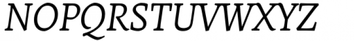 Epica Pro Italic Font UPPERCASE