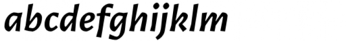 Epica Pro Sans Bold Italic Font LOWERCASE