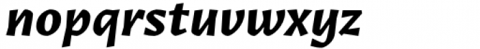 Epica Pro Sans Extra Bold Italic Font LOWERCASE