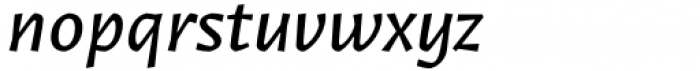 Epica Pro Sans Semi Bold Italic Font LOWERCASE