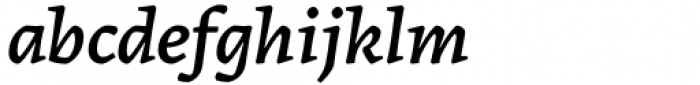 Epica Pro Semi Bold Italic Font LOWERCASE