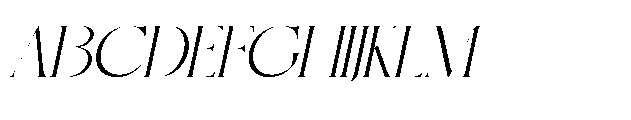Epical Roman Oblique Font UPPERCASE