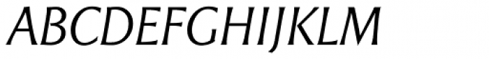 Epigraph Italic Font UPPERCASE