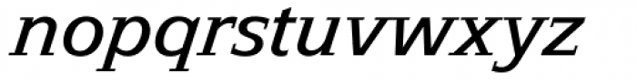 Epikur BQ Italic Font LOWERCASE