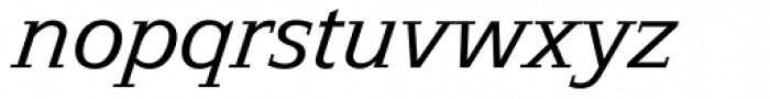 Epikur BQ Light Italic Font LOWERCASE